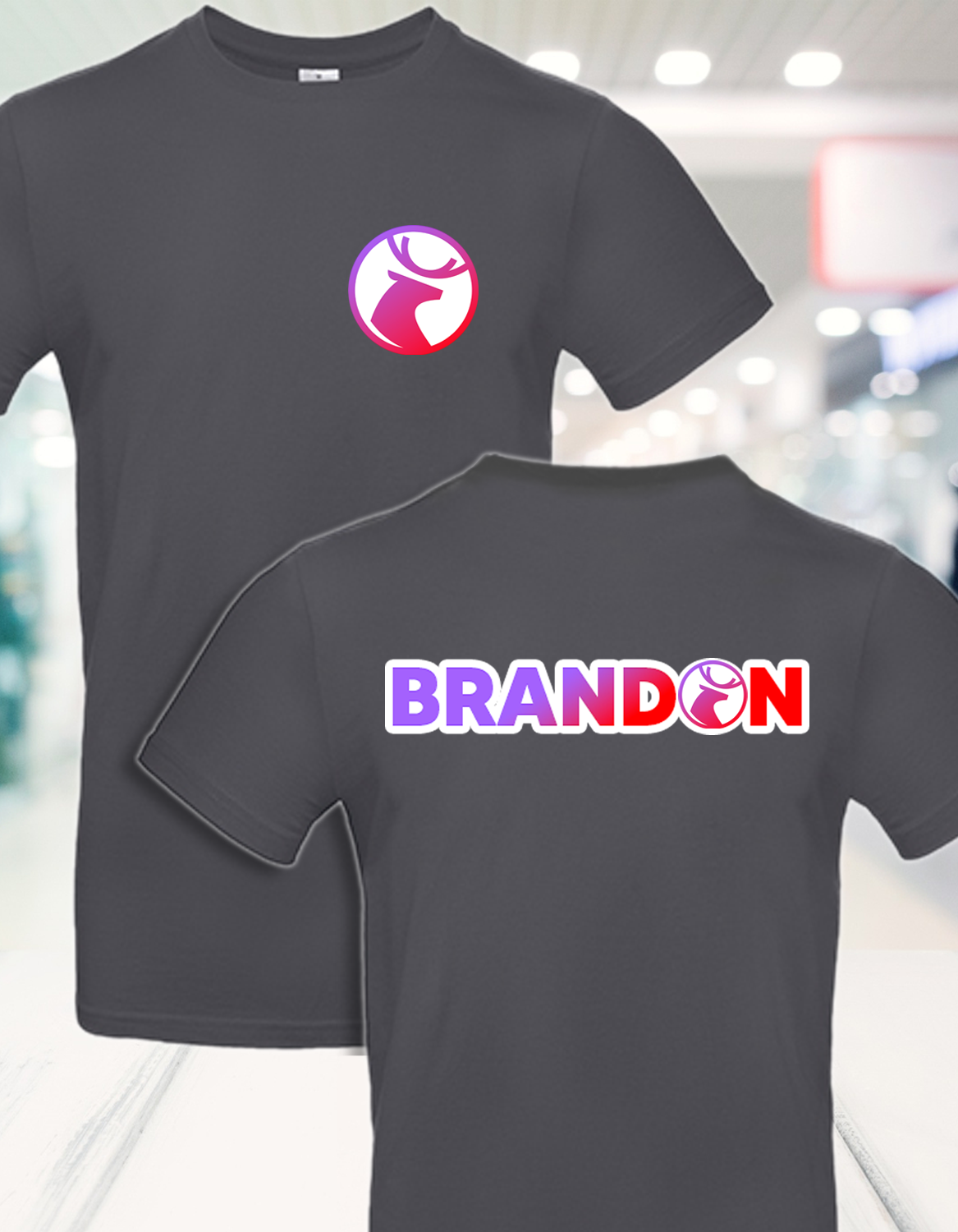 T-Shirt Damen Sonderfarben I Muster