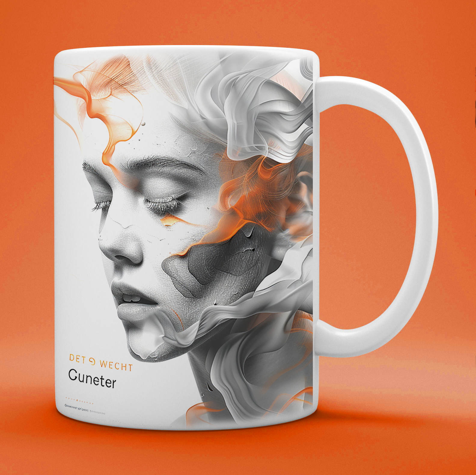 Tasse Weiß 1 Muster